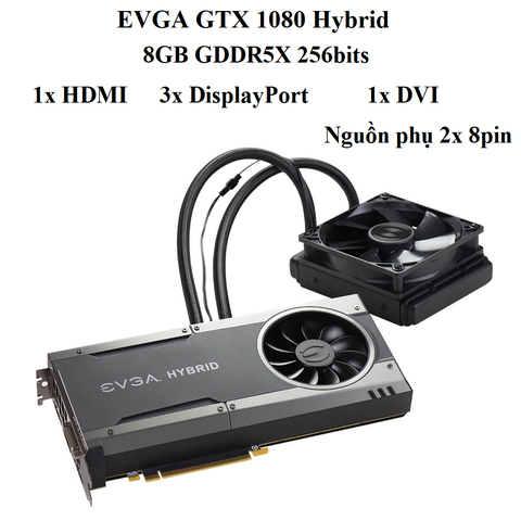 CARD EVGA HYBRID 1080 8G D5