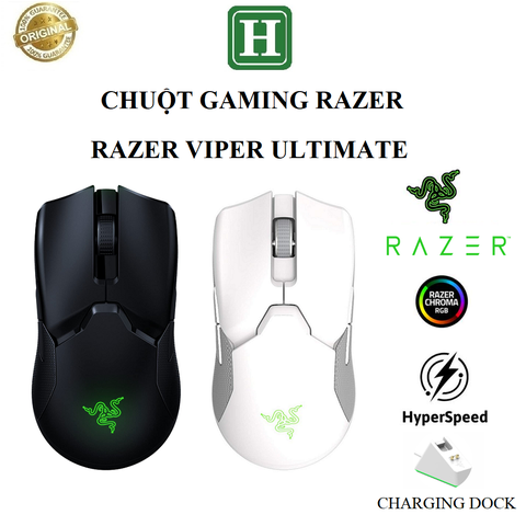 Chuột Gamming - Chuột không dây RAZER VIPER ULTIMATE hàng chính hãng BH 6 tháng