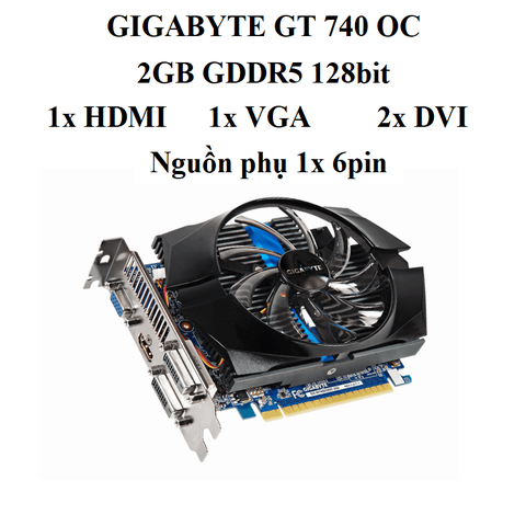 card GIGABYTE GT 740 2gd5
