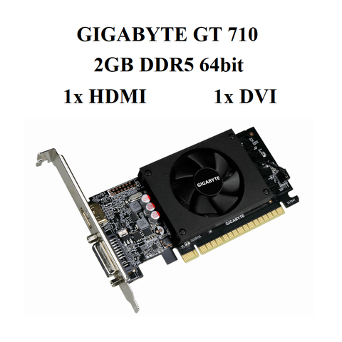 CARD GIGABYTE GT 710 D5 2GB