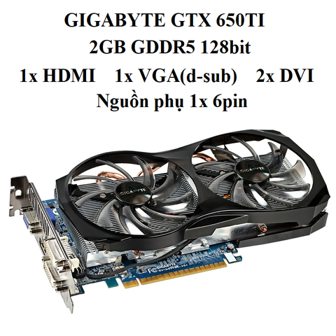 card gigabyte gtx 650ti 2gd5