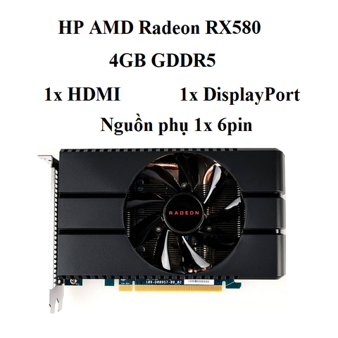 card AMD HP OEM Radeon RX580 4Gd5