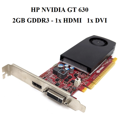 CARD NVIDIA  GT 630 ( HP đỏ) 2 CỔNG - 2GD3