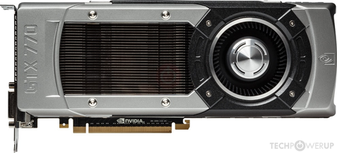 card NVIDIA GeForce GTX 770 2gb