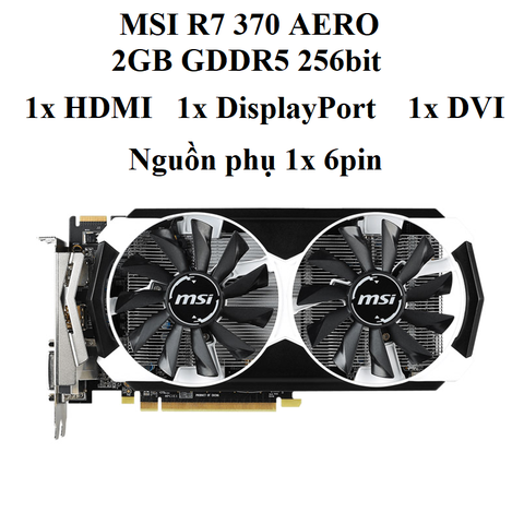 CARD MSI R7 370 AERO 2GD5