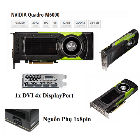 NVIDIA QUADRO M6000 12gb