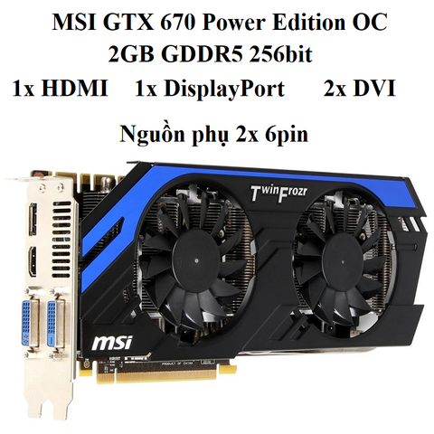 MSI GTX 670 2gb d5