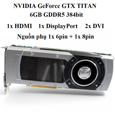 CARD NVIDIA GeForce GTX TITAN 6GD5