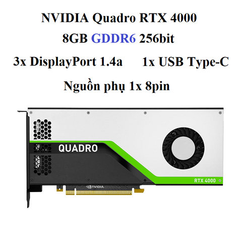 CARD NVIDIA RTX 4000 -8GB DDR6