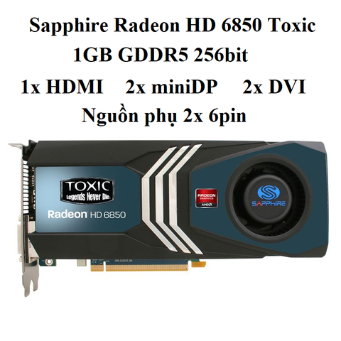 CARD SAPPHIRE HD6850 1GD5