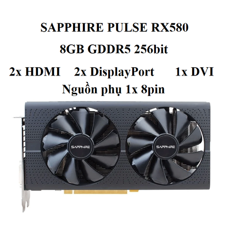 card Sapphire PULSE RX 580 8 GB