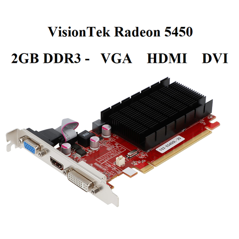 CARD visionTek HD 5450 - 2GB DDR3