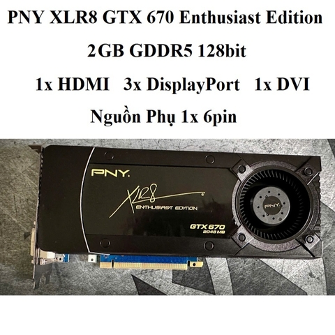 CARD MÀN HÌNH PNY  GTX 770 2 FAN - 4GB