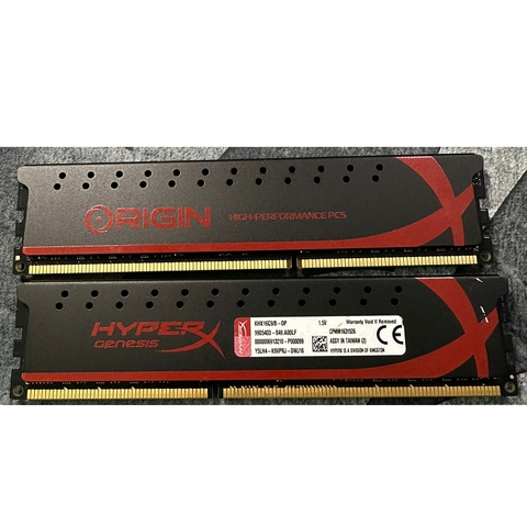 RAM TẢN NHIỆT KINGSTON HYPER genesis ( XANH) 4GB DDR3 BUS 1600