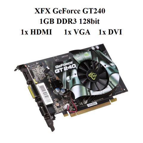 CARD XFX GT 240 1GB