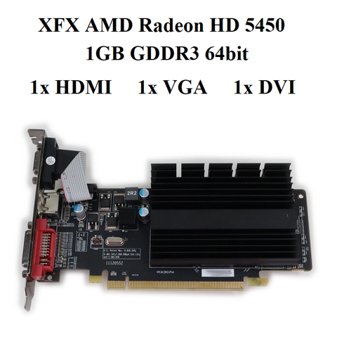 CARD XFX HD 5450 1GD3