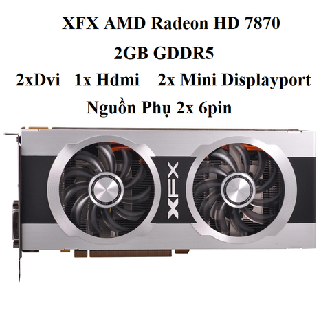 card XFX Double D HD 7870 - 2gd5