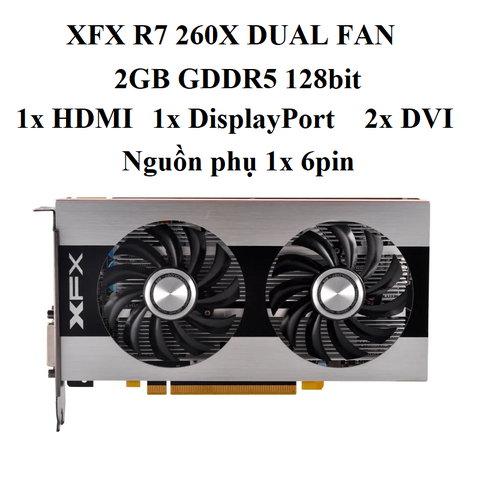 CARD XFX R7 260X 2GD5