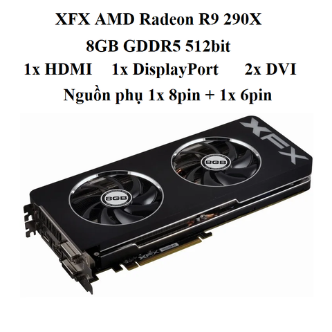 CARD XFX R9 290X Double 8G