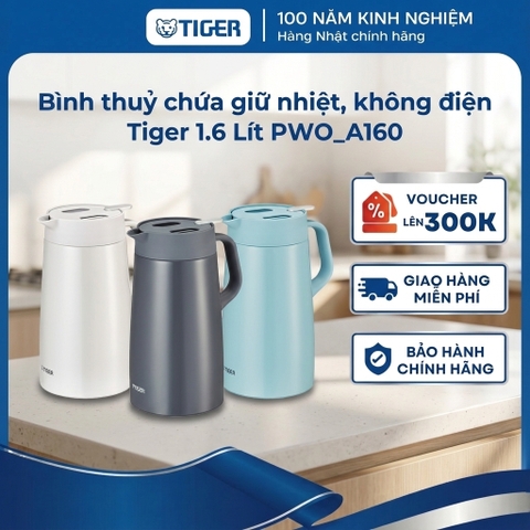 Bình thuỷ chứa chân không PWO-A160 , bình cách nhiệt cầm tay nhỏ gọn chính hãng