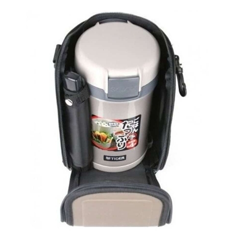 Hộp cơm giữ nhiệt Tiger 3 ngăn LWU-B200 - Dung tích 1.4L - Hàng chính hãng