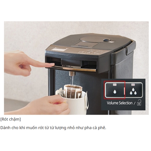 Bình thuỷ điện Tiger 3 Lít - Phiên bản cao cấp, giữ nhiệt đỉnh cao - PIM-J30W - Hàng chính hãng