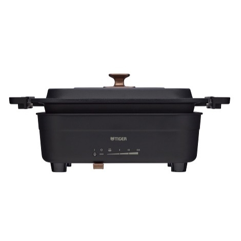 Bếp nướng điện đa năng Tiger CRL-A30W  kèm 3 khay nấu lớp phủ chống dính bền bỉ