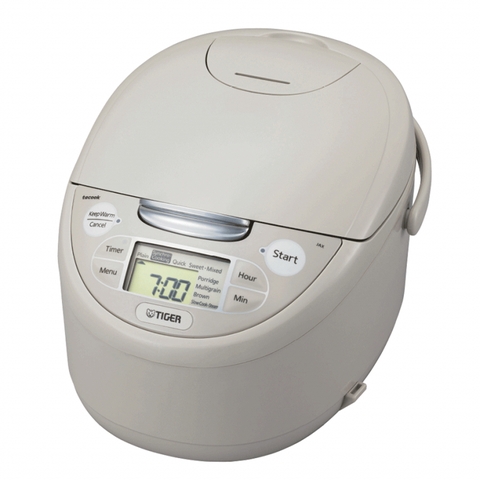 Nồi cơm điện tử Tiger 1 Lít - Công nghệ nấu kép Tacook - JAX-S10W - Hàng chính hãng