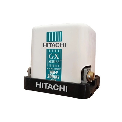 Máy bơm nước tăng áp tự động Hitachi 200W WM-P200GX2 - SPV Thùng Vuông - Hàng chính hãng