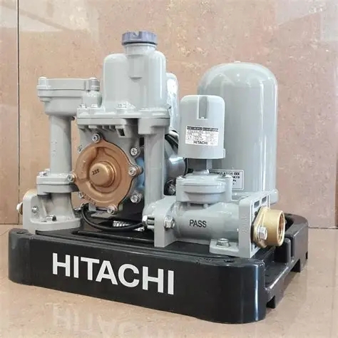 Máy bơm nước tăng áp tự động HITACHI - Kiểu dáng vuông 300W - WM-P300GX2-SPV - Hàng chính hãng
