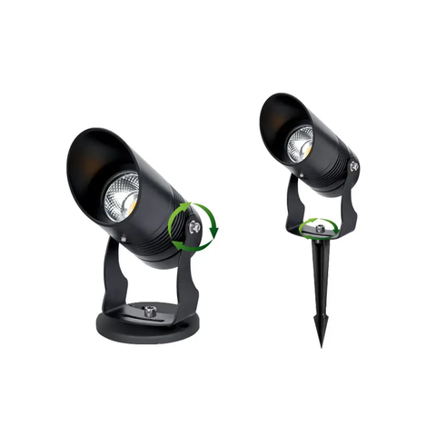 Đèn Cắm Cỏ Nhôm Đúc Có Mũ mã YOSUNDM 5W