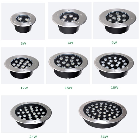 Đèn Âm Đất Tròn Mã  ADCC 12W