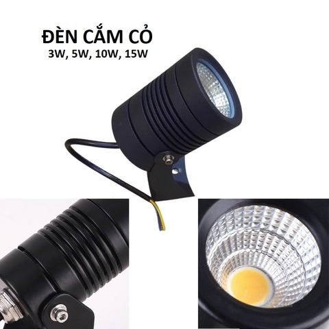 Đèn Cắm Cỏ Nhôm Đúc   mã  YOSUND 5W