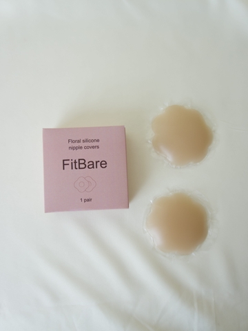 Miếng Dán Ngực Silicone Hình Hoa FitBare SYV-004 (6.5cm) - Tái Sử Dụng, Siêu Dính, Chống Nước, Mỏng Nhẹ Tự Nhiên