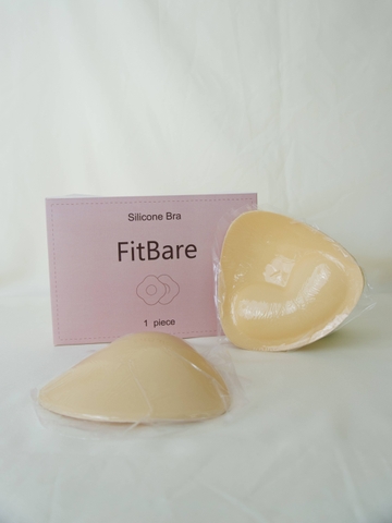 Miếng Dán Nâng Ngực Dày 3cm FitBare NP-S250802 - Đệm Độn Push-Up Tạo Khe, Keo Siêu Dính, Màu Nude
