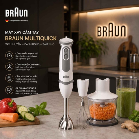 MÁY XAY CẦM TAY BRAUN MQ5235