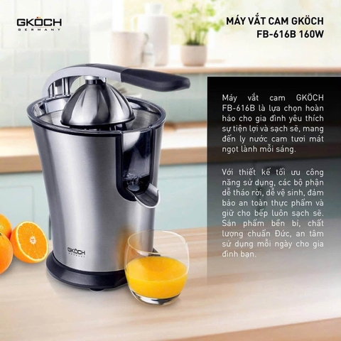 MÁY VẮT CAM  GKÖCH FB616B