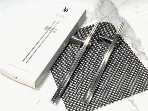 SET 2 ĐÔI ĐŨA INOX WMF KÈM GÁC ĐŨA