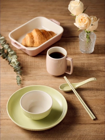 Set 6 đĩa sâu lòng STAUB Maccaron 22cm