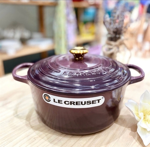 NỒI GANG LE CREUSET FIG 20CM MÀU TÍM