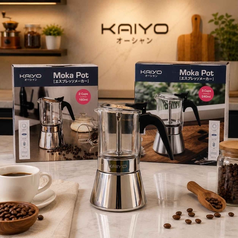 ẤM PHA CAFE KAIYO MOKA POT 240ML/160ML