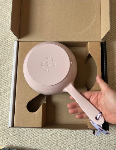CHẢO GANG STAUB PINK ROSE 16CM