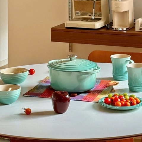 NỒI GANG LE CREUSET COOL MINT 18CM MÀU XANH MINT