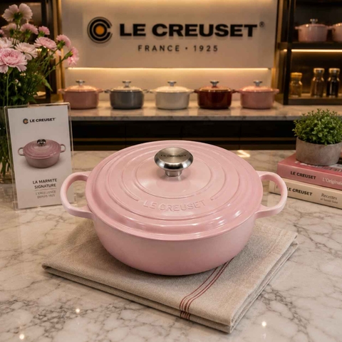 NỒI GANG SÂU LÒNG LE CREUSET MARMITE BERRY 24CM