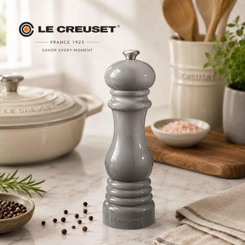 XAY TIÊU LE CREUSET 21CM XÁM