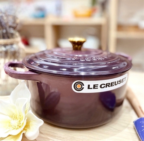 NỒI GANG LE CREUSET FIG 20CM MÀU TÍM