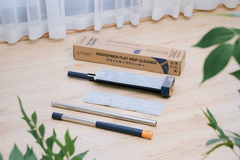 Cây lau nhà tự vắt chữ nhật Kaiyo, màu xanh navy