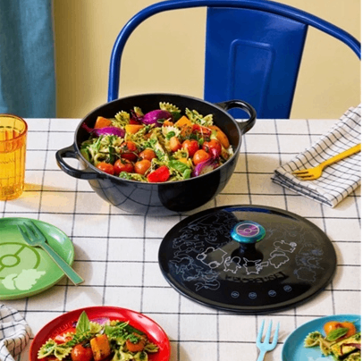 NỒI GANG LE CREUSET POKEMON 22CM ĐEN