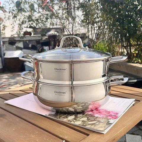 Bộ nồi xửng hấp chockmen CKM-ZY3L16Z 16CM/26CM/28CM/30CM