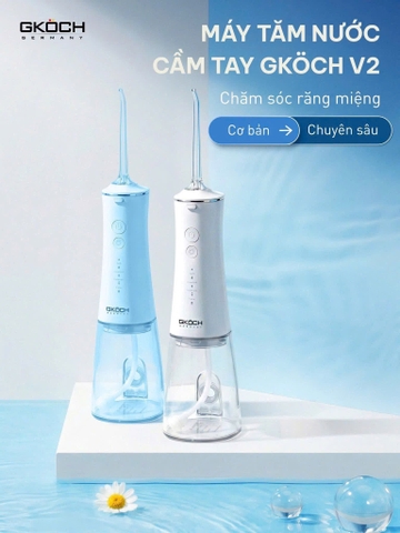 Tăm nước Gkoch V2 màu trắng, xanh